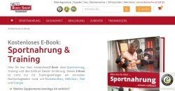 Gratis E-Book über Sportnahrung & Training anfordern