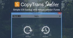 CopyTrans Shelbee - Gratis Backup-Tool für iOS-Geräte
