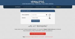 Spam-Schutz mit einer Wegwerf-eMail-Adresse von Tempr.email
