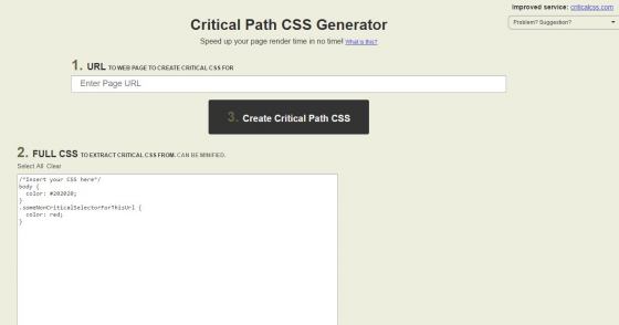 Critical Path CSS Generator: Optimiere die Ladezeit deiner Webseite