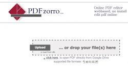 Gratis PDF-Dokumente online bearbeiten mit PDFzorro