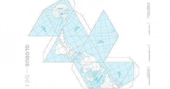 Die Erde als kostenloser Bastelglobus nach Buckminster Fuller